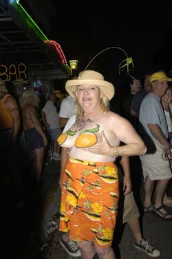 Body Painting 2004 photo - Duval Street, Key West